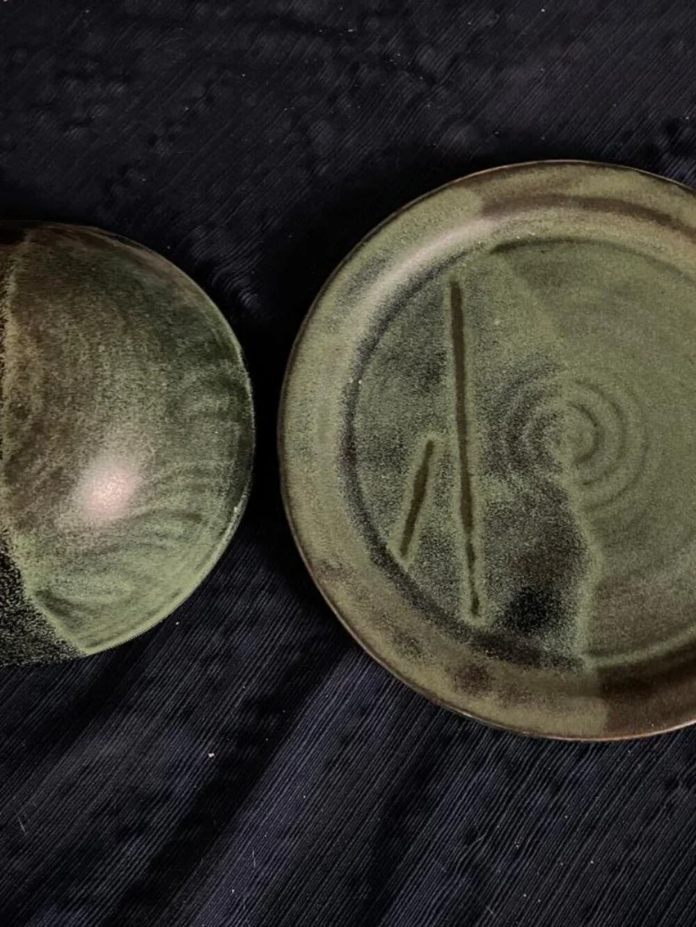 Lynne Geries Handmade Pottery Dish with Dome